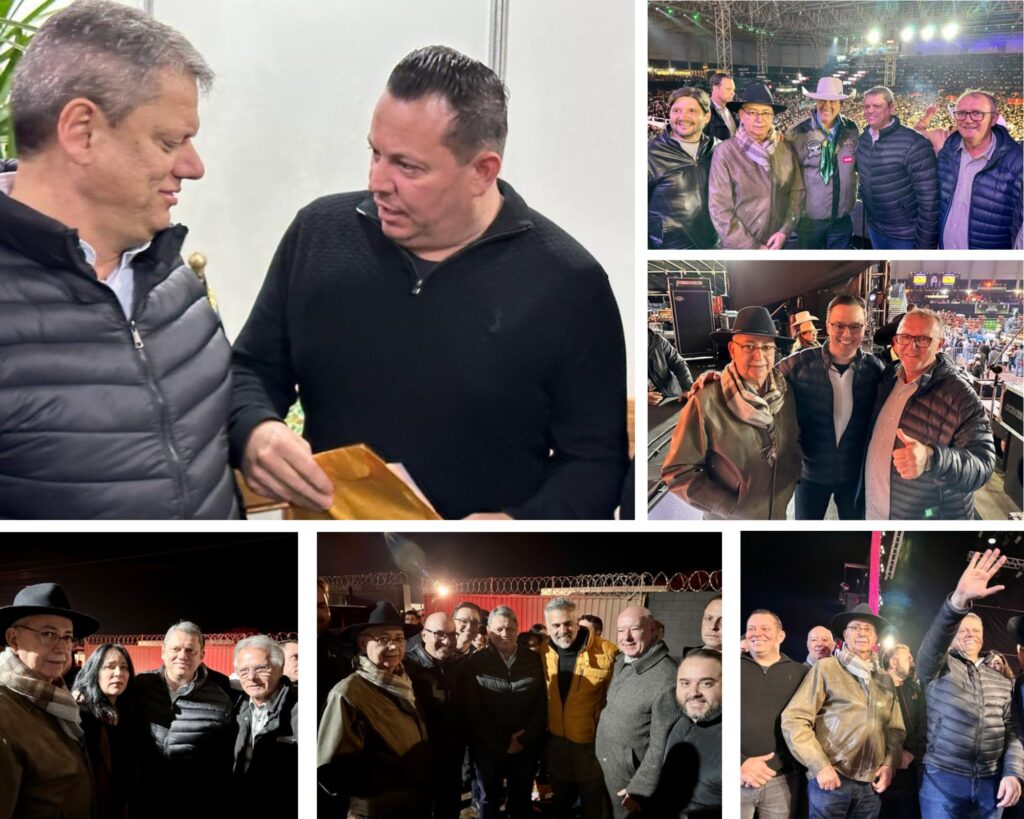 Thiago-Martins-e-Governador-1024x819 Em meio a selfies e vaidades políticas, vereador surpreende ao entregar reivindicações ao governador Tarcísio de Freitas em plena festividade