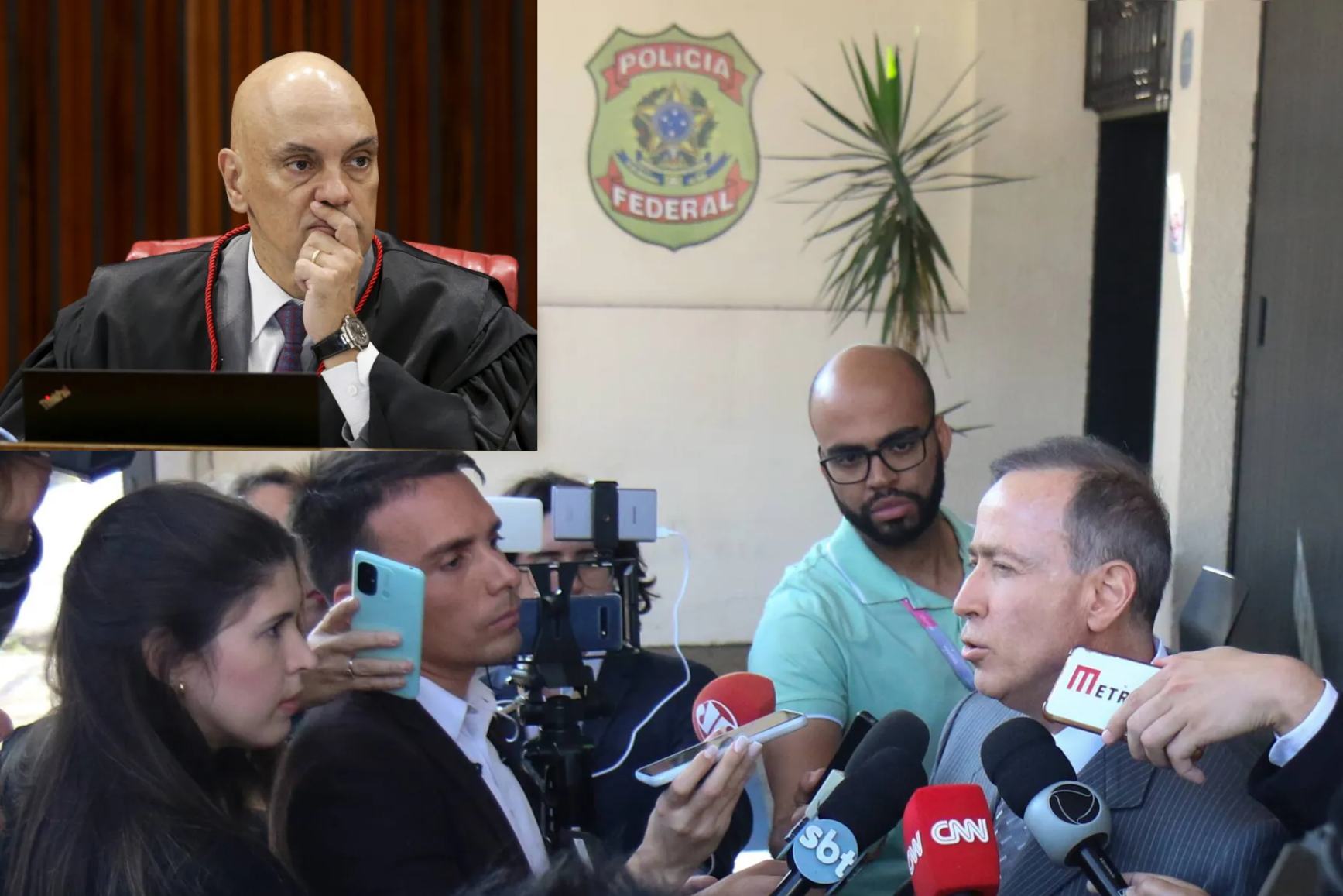 PF ouve Moraes sobre agressão no aeroporto de Roma