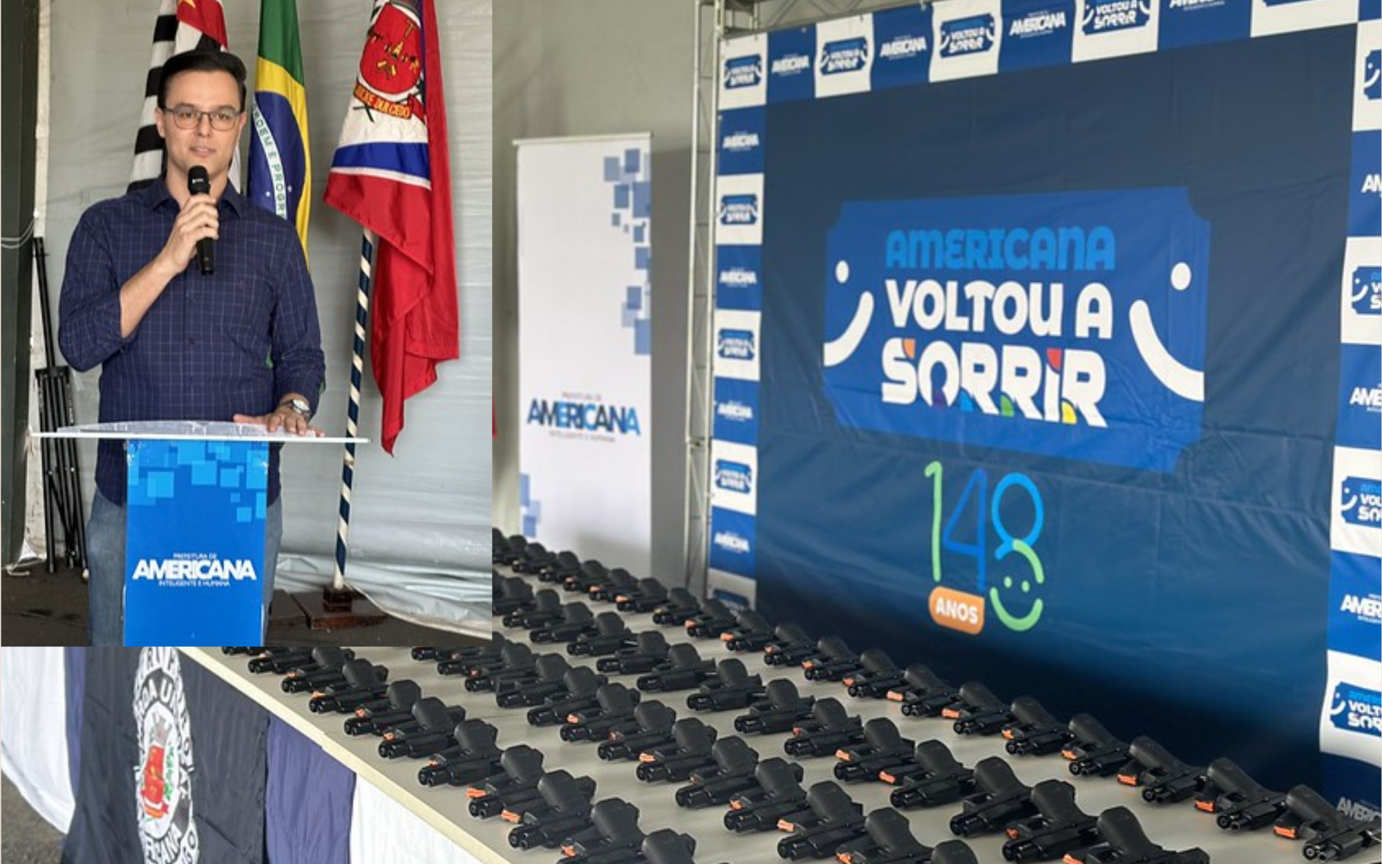 Colaboração entre Capitão Derrite e Vereador Thiago Brochi garante avanços na proteção de Americana