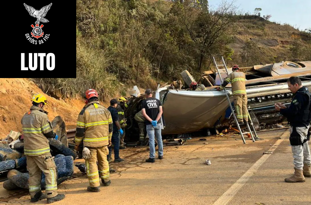 Ônibus com torcedores do Corinthians sofre acidente e deixa 7 mortos
