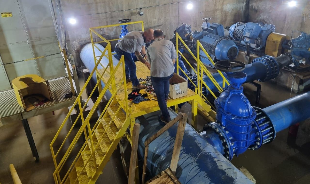 DAE de Americana Atualização: Captação de água é retomada após reparo em adutora