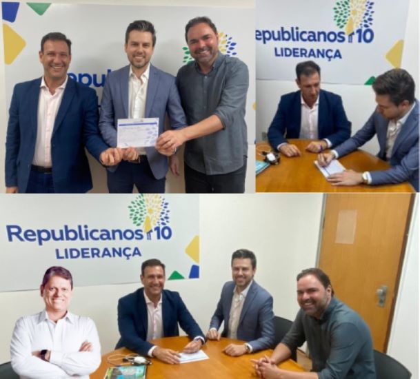 ELEIÇÕES 2024: Tiosso se filia ao Republicanos ao lado do Presidente Estadual e Molina, e se prepara para o esquenta