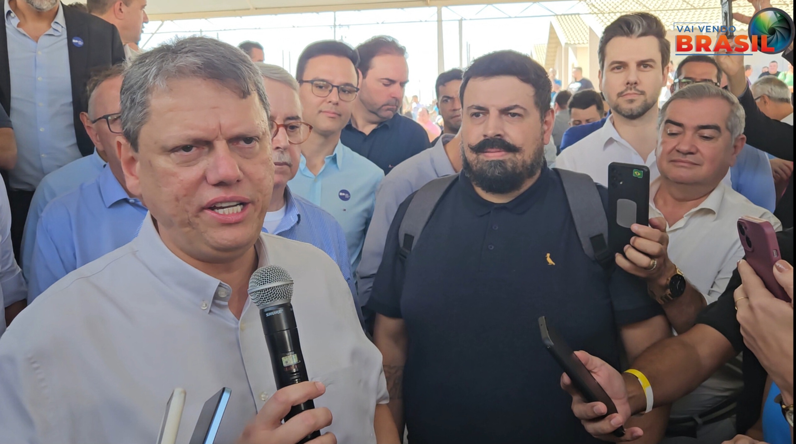 Tarcísio em visita a Americana diz que: Trem Intercidades será uma realidade, mesmo após suspensão da assinatura do contrato