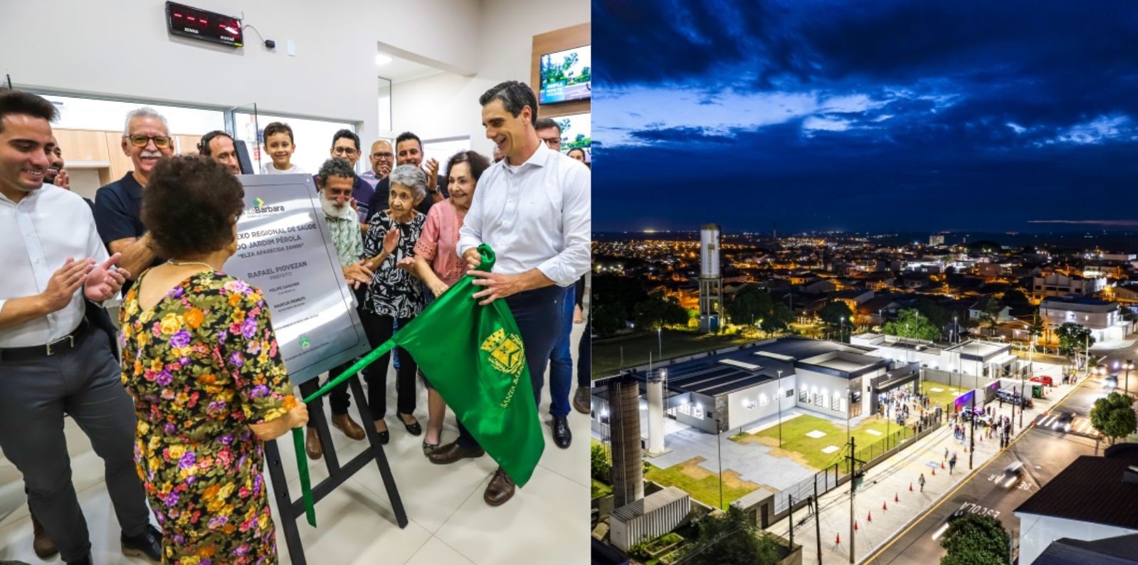 Prefeito Rafael Piovezan inaugura o Novo Complexo Regional de Saúde do Jardim Pérola