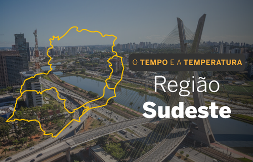 tempo-sudeste PREVISÃO DO TEMPO: Semana com tempo seco e quente no Sudeste; alerta de onda de calor em regiões de SP e MG