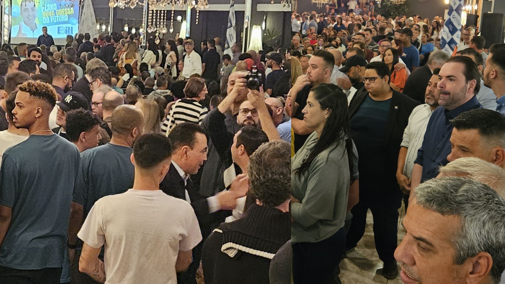 Ex-prefeito Bill Vieira de Souza reúne apoiadores em um grande evento em Nova Odessa