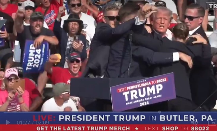 Atentado a Donald Trump em Comício: Tiros Disparados, Ex-Presidente Ferido