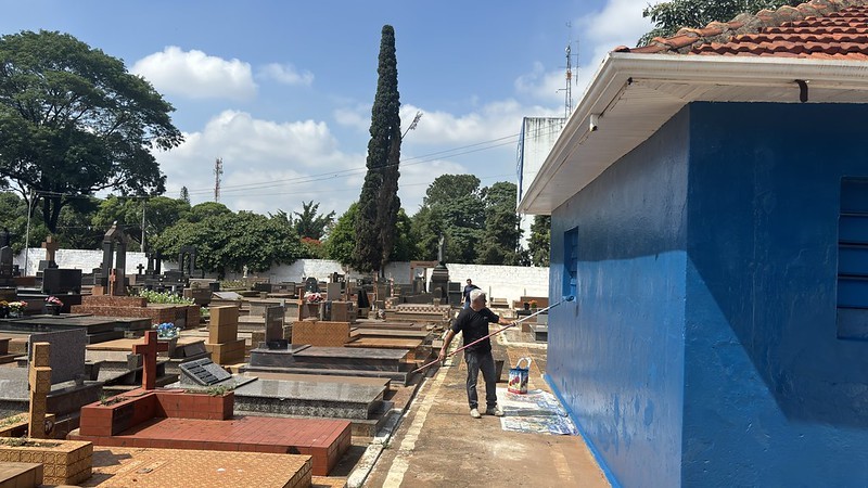 Finados-Pref Prefeitura de Americana intensifica serviços em cemitérios municipais