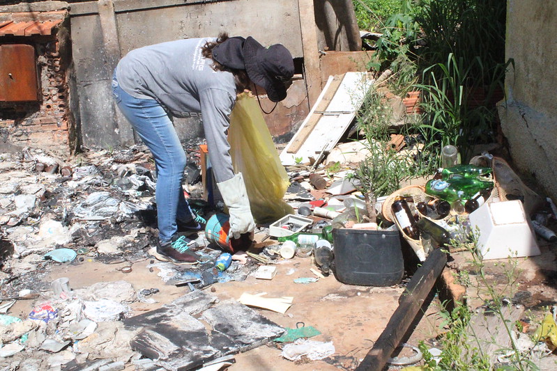 Agentes visitam 400 imóveis no primeiro dia de mutirão contra a dengue em Americana