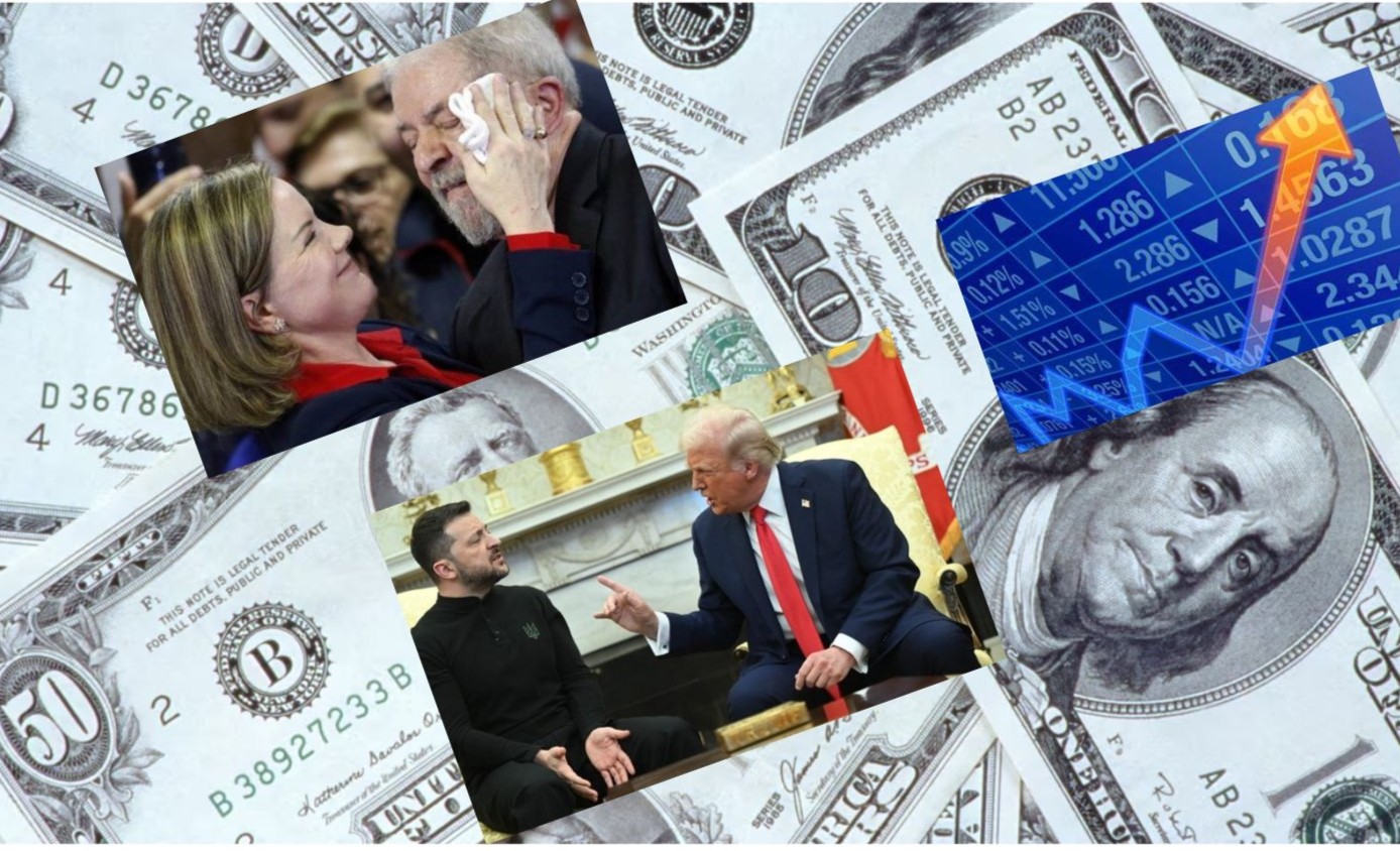 Dólar dispara acima dos R$5,90 com indicação de Gleisi e discussão na Casa Branca