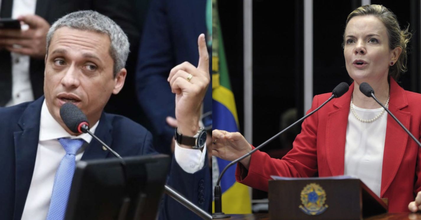 Gleisi Hoffmann no Centro das Polêmicas: Após Suspensão de Gilvan, Agora é Gustavo Gayer que Enfrenta Acusações