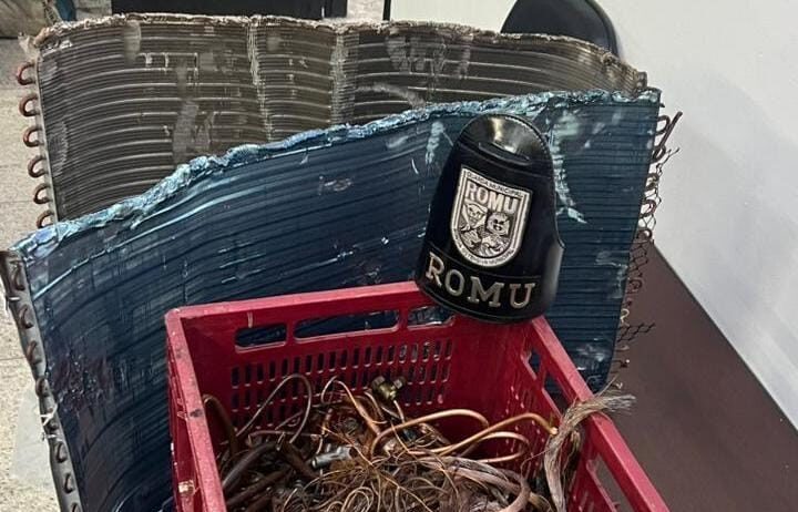 ROMU recupera fios de cobre e peças furtadas de UBS na Cidade Jardim em Americana