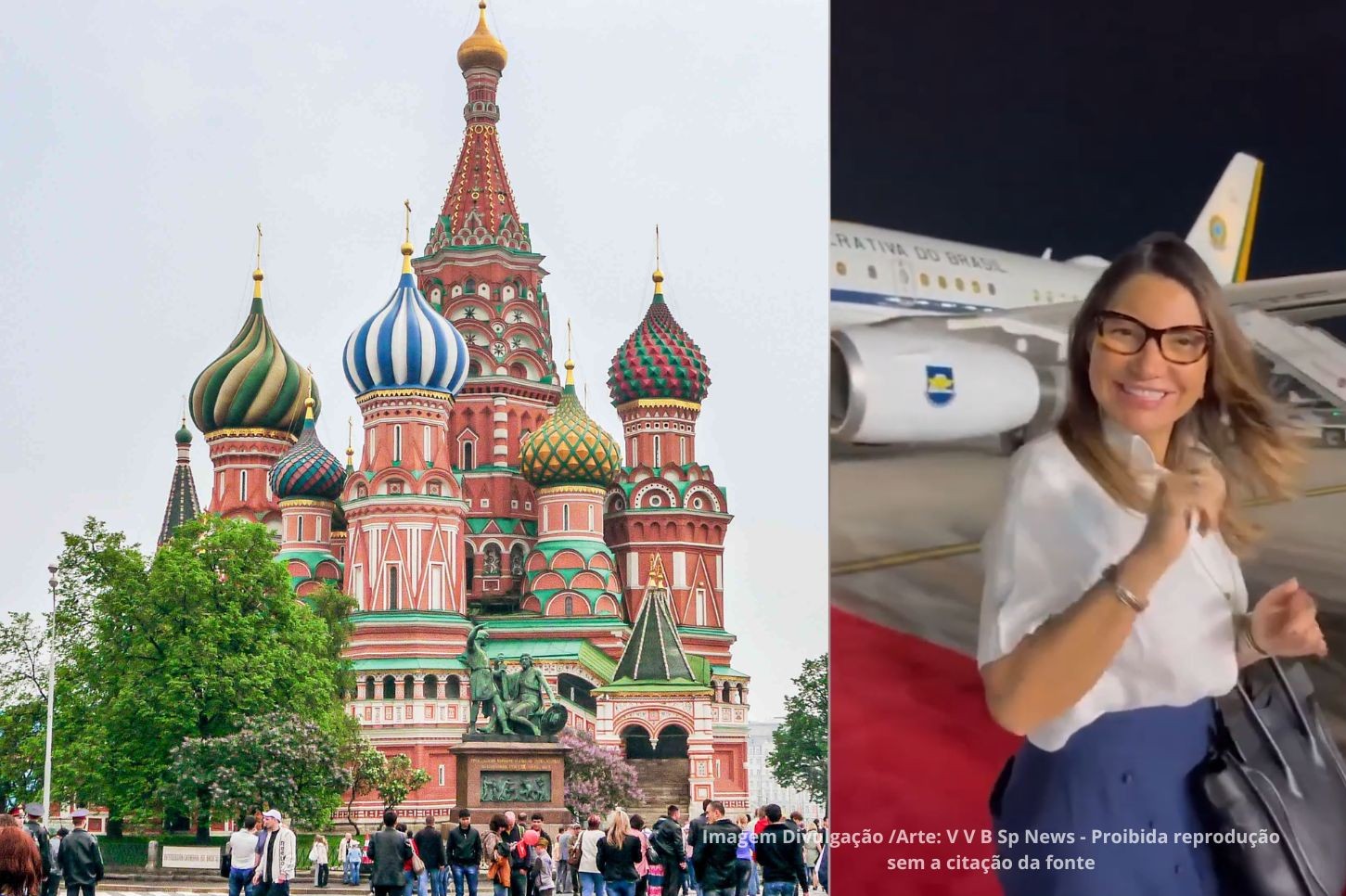 Janja antecipa viagem e chega a Moscou seis dias antes da comitiva oficial