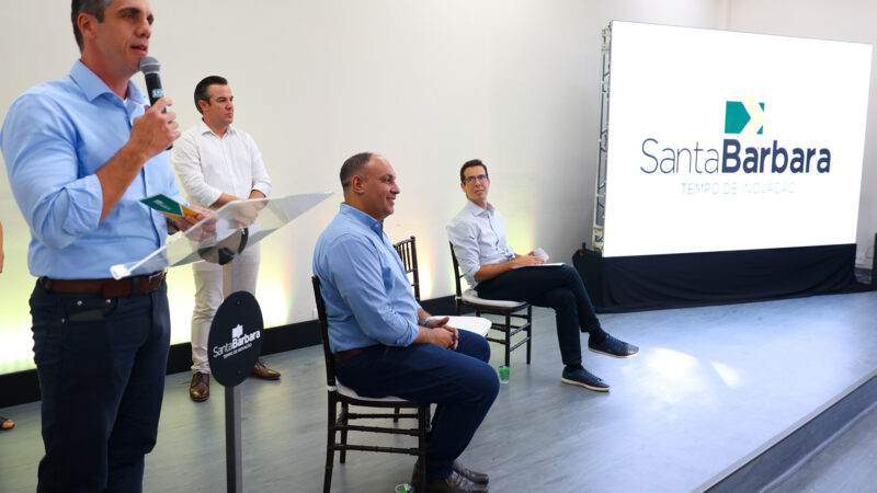 Prefeito Rafael Piovezan recebe secretário estadual de Educação em Santa Bárbara d’Oeste