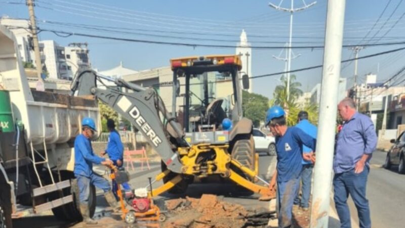 Desta vez foi na Avenida de Cillo: Americana encara novo rompimento de adutora