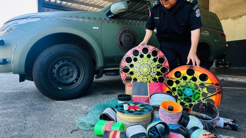 Cerol não é brinquedo: Guarda Municipal de Americana reforça combate a linhas cortantes em pipas durante férias escolares
