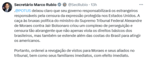 Traducao-Rubio-300x120 EUA revogam vistos de ministros do STF em ação liderada por Marco Rubio