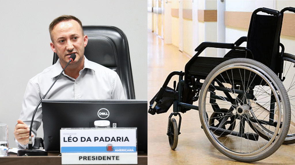 Leo-da-padaria-e-cadeira-1024x573 Mesmo em Recuperação de Cirurgia, Léo da Padaria Mantém Atuação e Cobra Equipamentos para Pacientes do Hospital Municipal