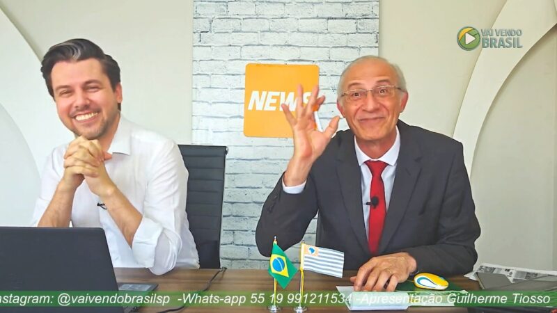 Vai Vendo Brasil 27/08/25 – 150 anos de Americana, Tarcísio Presidente, Tiosso está com “quebranto”, Bolsonaro Preso e Bastidores da Política