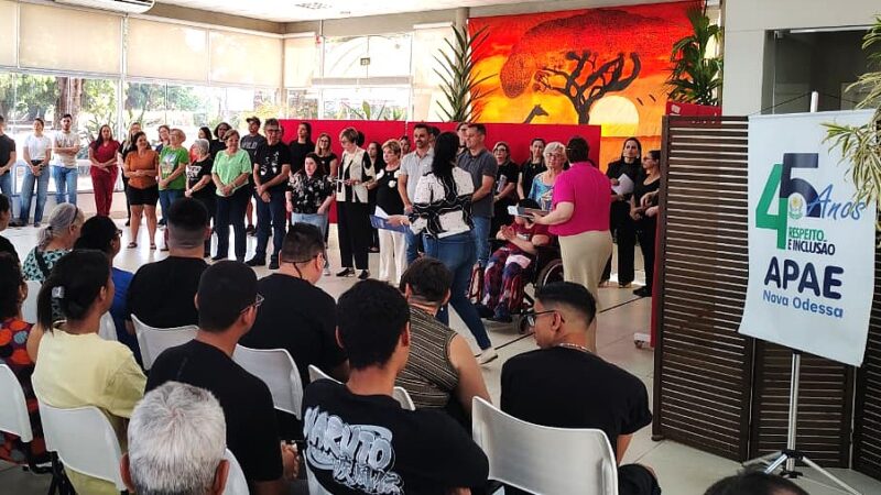 APAE de Nova Odessa celebra 45 anos de inclusão e dedicação