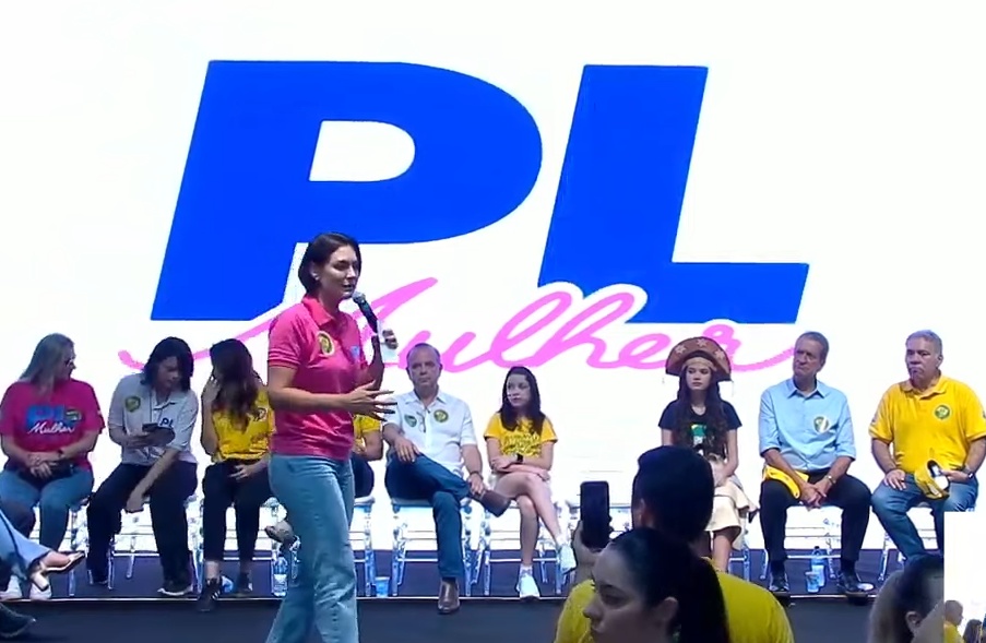 Pl-MUlher-1 Michelle Bolsonaro chama Lula de “pinguço” e acusa governo de maldade com o Nordeste