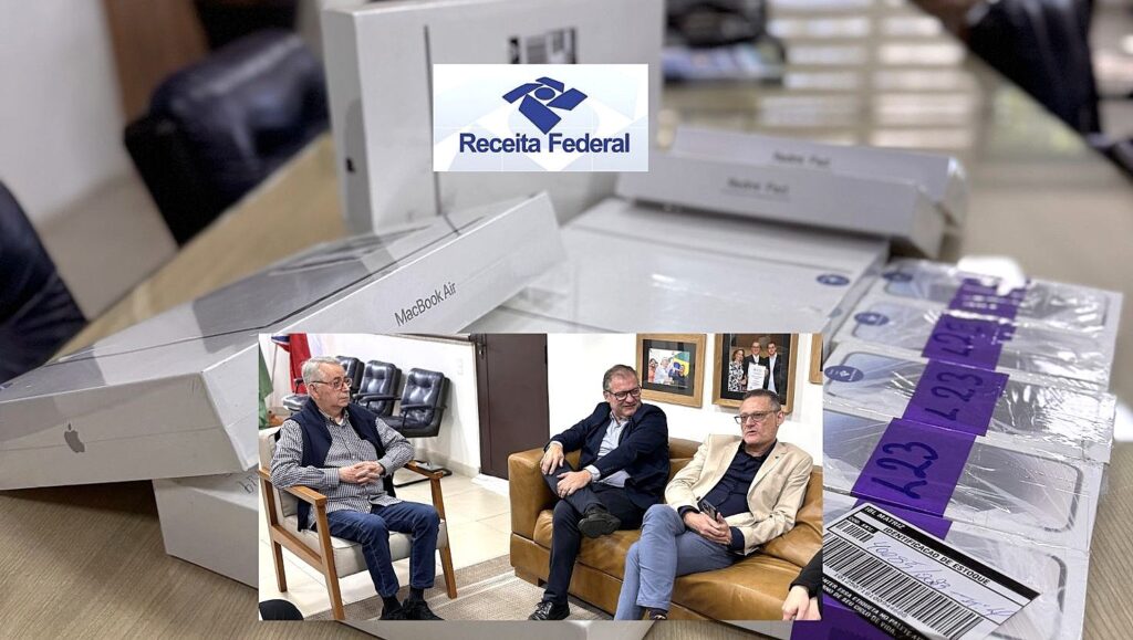 Rceita-prefeitura-1024x579 Prefeitura de Americana recebe doação de eletrônicos da Receita Federal para reforçar comunicação institucional