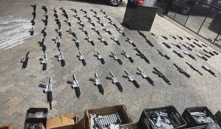 PF e Polícia Militar encontram fábrica clandestina de armas de fogo
