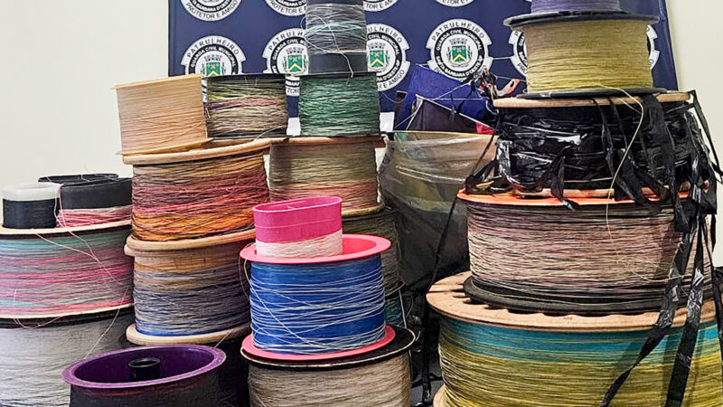 GCM apreende 40 km de linha com cerol no Jardim dos Manacás, em Santa Bárbara d’Oeste