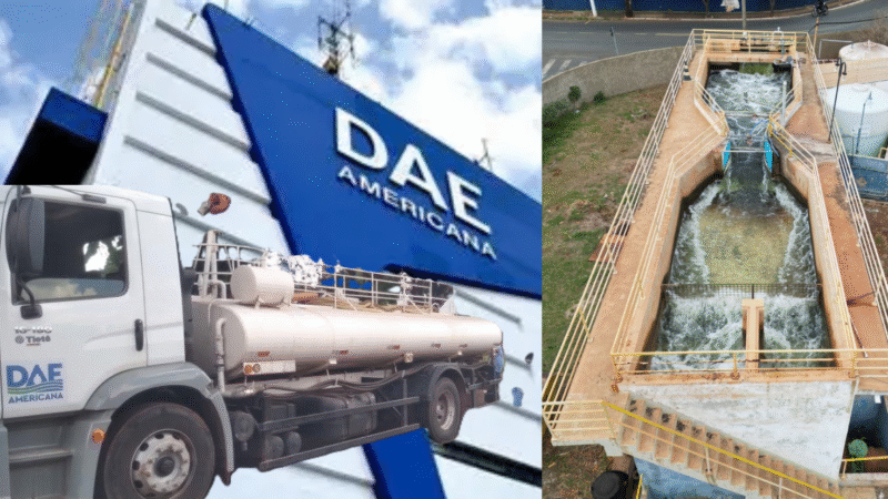 DAE de Americana Informa as regiões mais afetadas com falta d’água nesta sexta-feira (03)