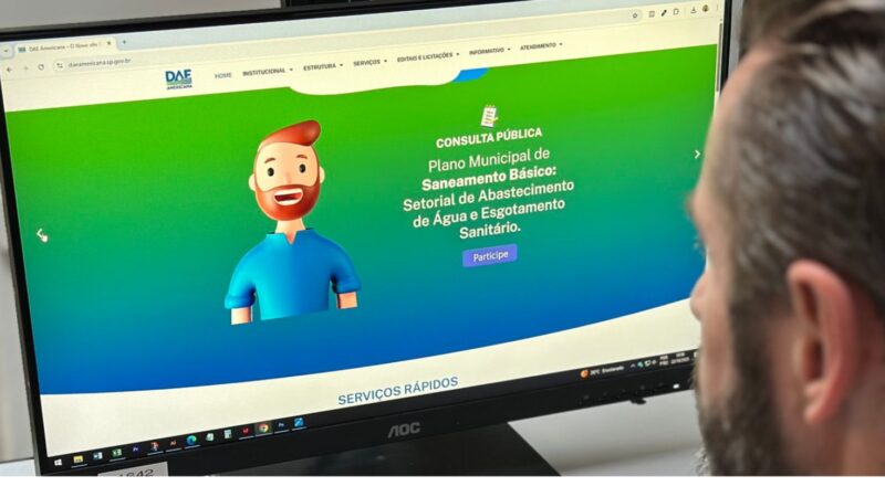 Prefeitura de Americana realiza audiência pública para revisão do Plano Municipal de Saneamento Básico