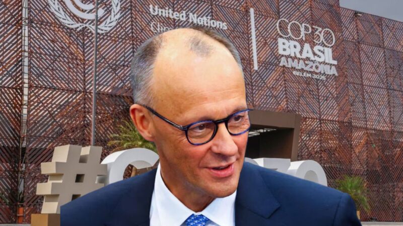 Chanceler alemão dispara verdades e expõe o teatro da extrema esquerda na COP30