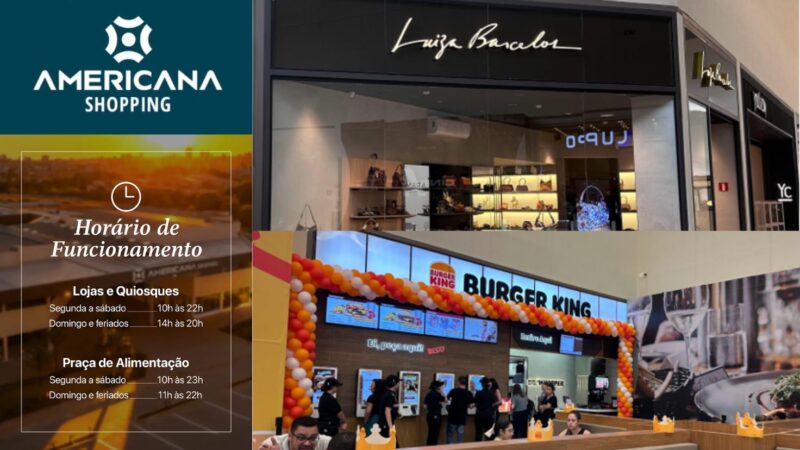 Americana Shopping comemora primeiros 15 dias com novas marcas e crescimento expressivo na região