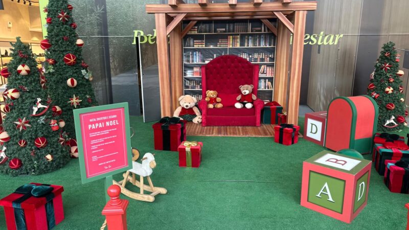 Americana Shopping celebra seu primeiro Natal com campanha especial e a chegada do Papai Noel