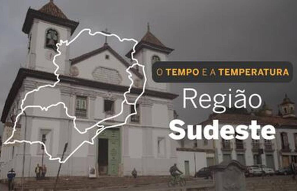 sudeste-chuvoso-1024x658 PREVISÃO DO TEMPO: Domingo (9) de muitas nuvens e pancadas de chuva no Sudeste