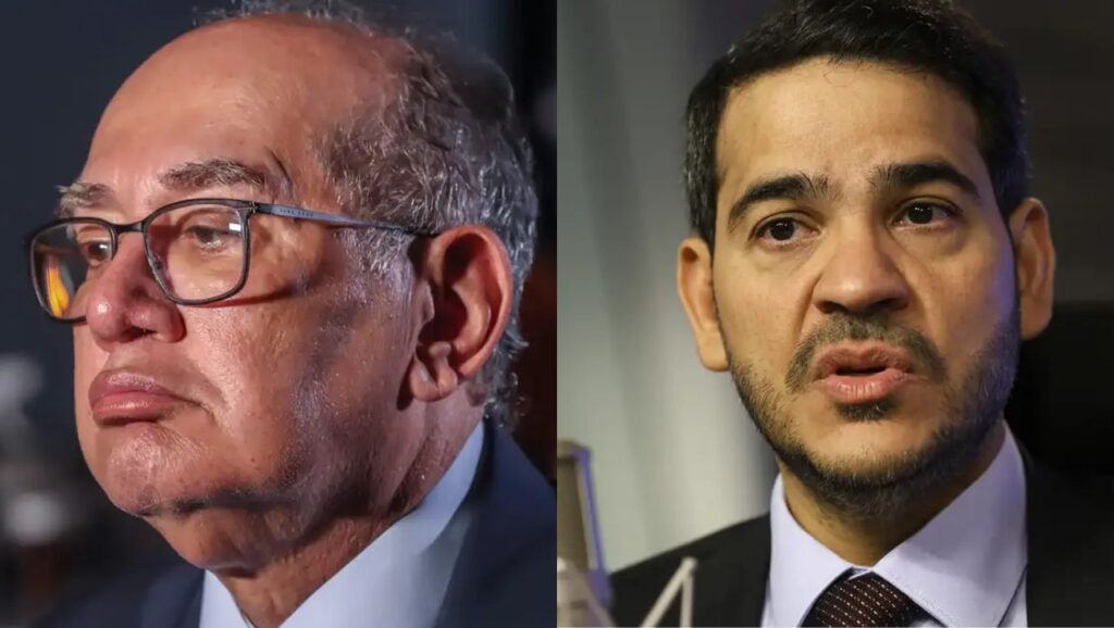 Gilmar-Mendes-e-Jorge-Messias-1024x578 Gilmar Mendes limita pedidos de impeachment contra ministros do STF; Jorge Messias busca apoio no Senado