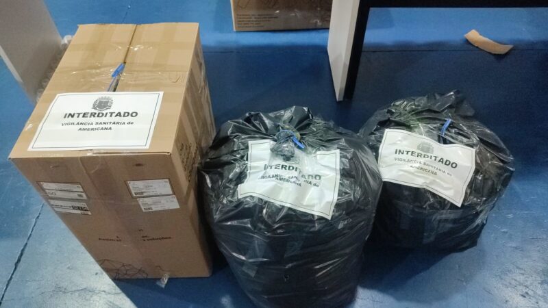 Vigilância Sanitária e Polícia Civil interditam comércio irregular de suplementos em Americana