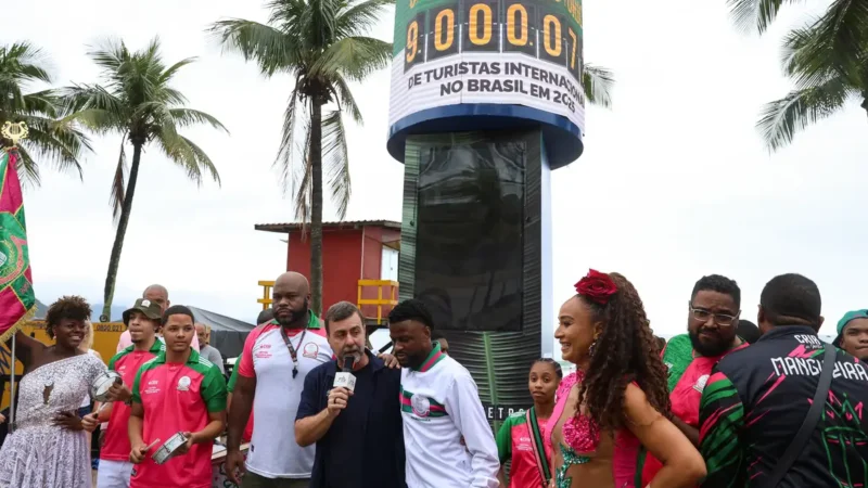 Brasil tem recorde de 9 milhões de turistas internacionais em 2025
