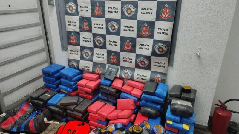 PM de SP apreende cocaína avaliada em R$ 32 milhões em marina de Cubatão