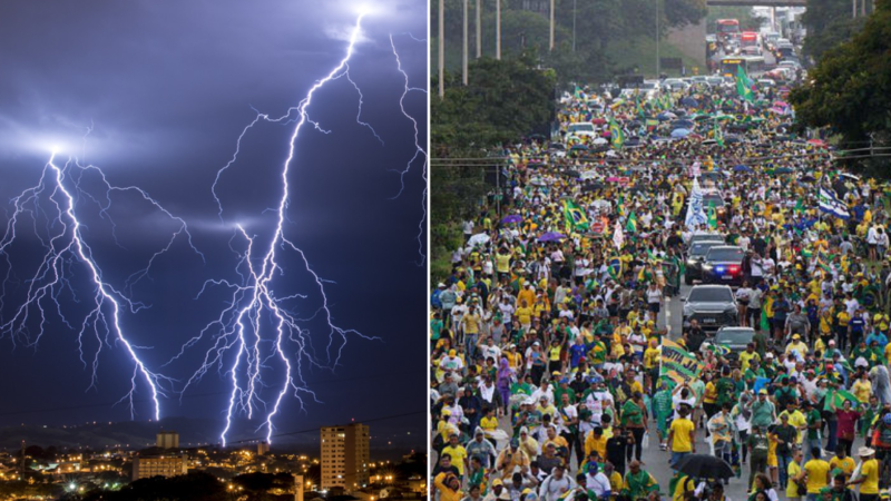 A esquerda e a mídia festiva tentam criminalizar um fenômeno natural