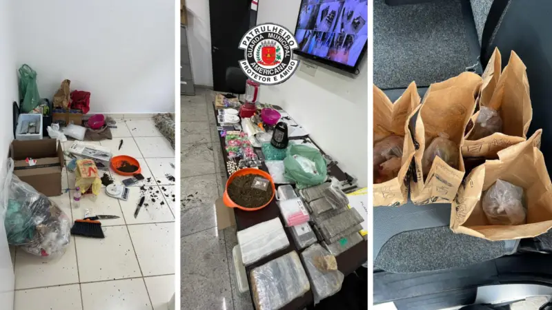 Guarda Municipal de Americana prende três por tráfico de drogas durante Operação