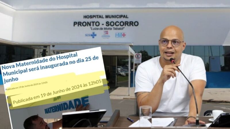 Renan de Angelo denuncia descaso e cobra secretário de Saúde por problemas no Hospital Municipal