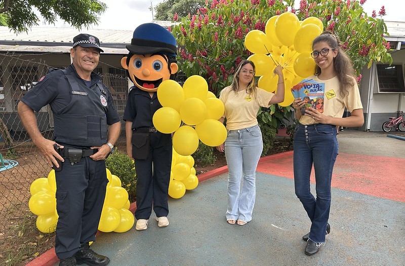 Volta-as-aulas Prefeitura de Americana conclui campanha de trânsito na volta às aulas