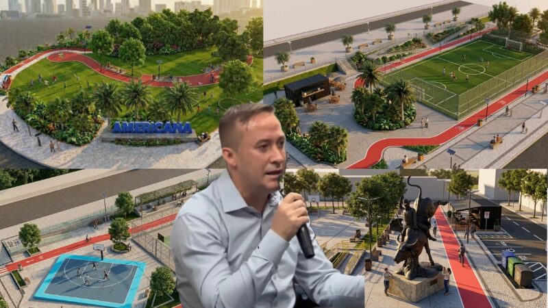 Vereador Presidente Léo da Padaria comemora remodelação da entrada da Praia Azul