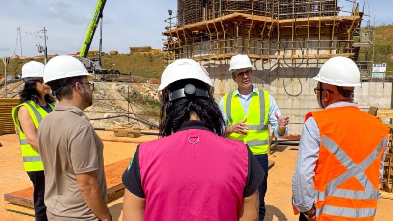 SBO: Prefeito Rafael Piovezan acompanha obras da Barragem Duas Pontes