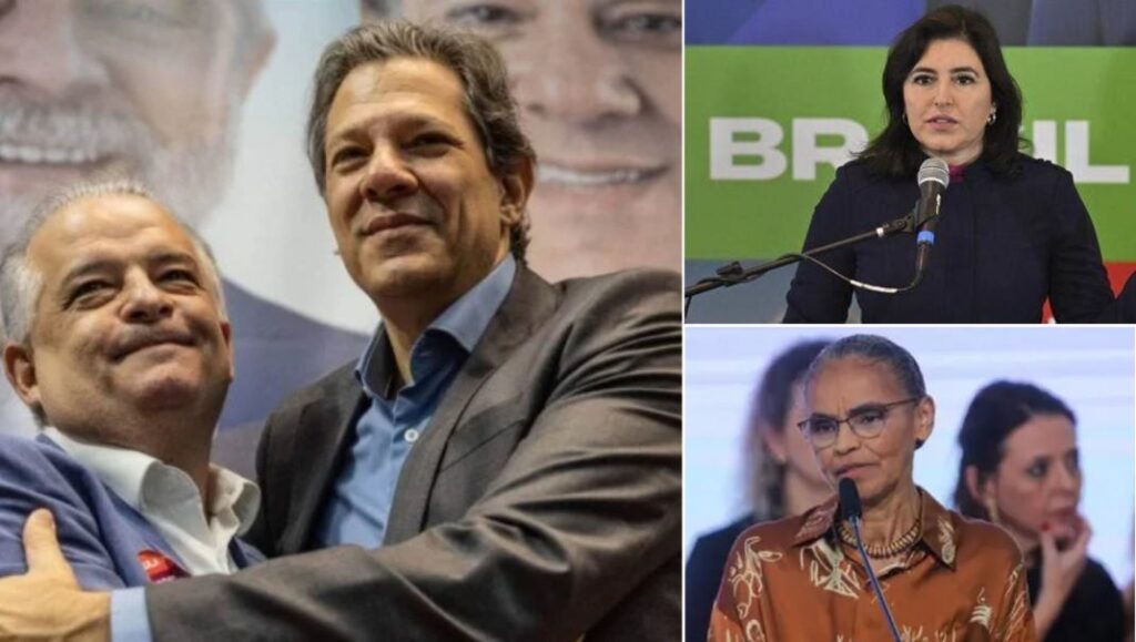 Quarteto-Fantastico-para-enfrenatra-o-gigante-Tarcisio-1024x579 Marina (Acre) e Tebet (MS) forasteiras em SP, com Márcio França paulista, ex-governador e agora vice de Haddad contra o gigante Tarcísio