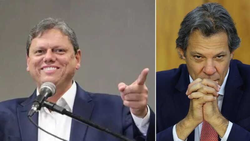 Tarcísio ironiza Haddad e afirma que ele foi “o melhor ministro da história do Paraguai”