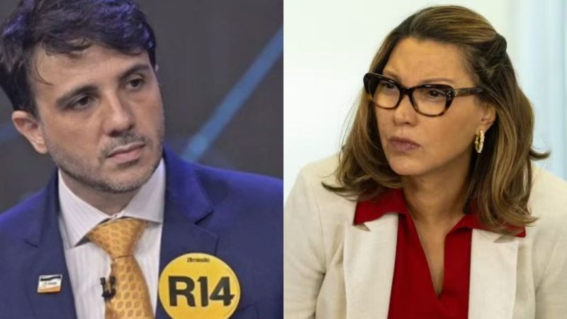 Renan Santos mira Janja e acende debate sobre rejeição da primeira-dama