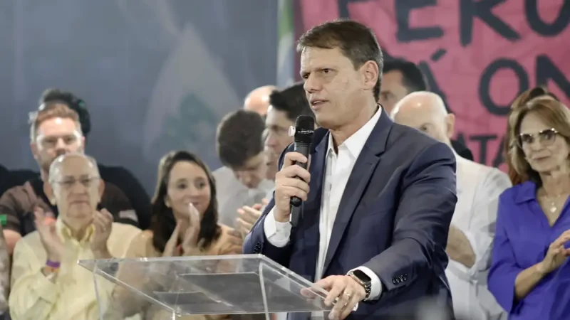 Republicanos lança candidatura de Tarcísio ao governo de São Paulo